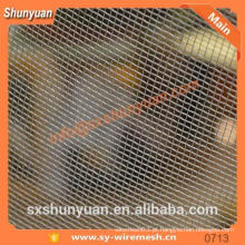Malha de arame de tela de segurança de aço inoxidável de 0,50 mm para janela
